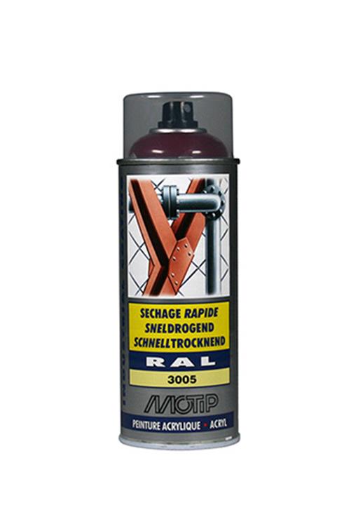 Motip 1051686 - ind. ral 3005 bordeaux aérosol 400 ml | 1 pièce