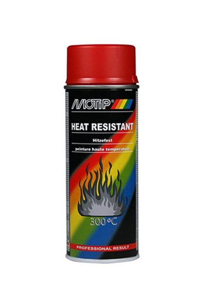 Motip 1051386 - aérosol rouge résistant à la chaleur 300°c 400 ml | 1 pièce