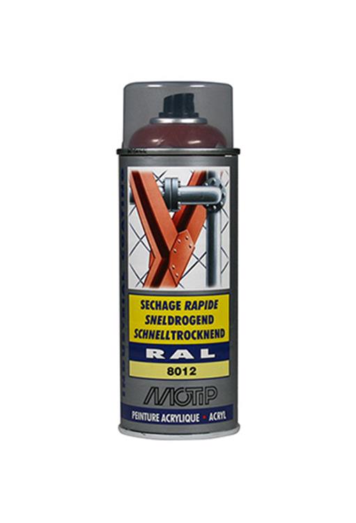 Motip 1051635 - ind. ral 8012 brun rouge bombe aérosol 400 ml | 1 pièce