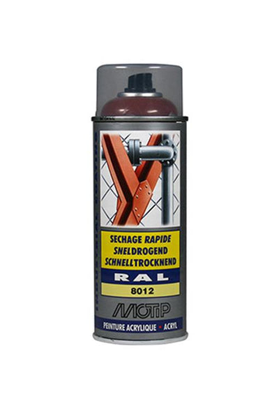 Motip 1051635 - ind. ral 8012 brun rouge bombe aérosol 400 ml | 1 pièce