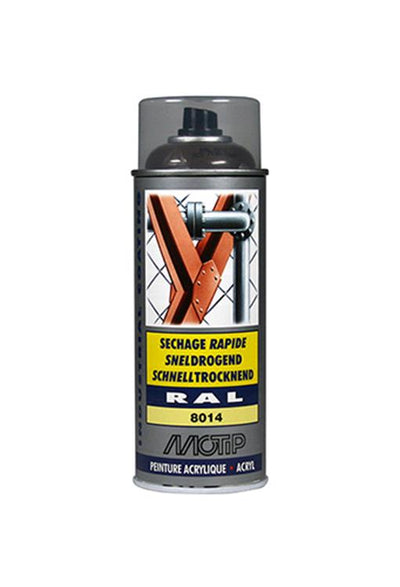 Motip 1051637 - 07033 brun sépia industriel ral 8014 400 ml | 1 pièce
