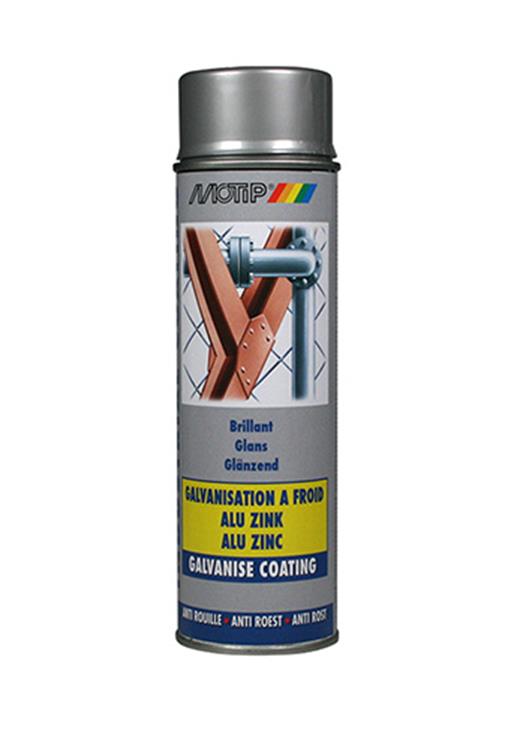 Motip 1051751 - Aérosol en spray aluminium zinc 500 ml | 1 pièce