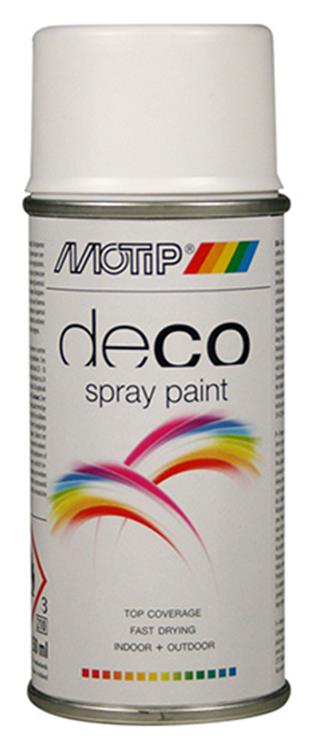 Motip 1051844-sp. satiné brillant ral 9010 bombe aérosol 150 ml | 1 pièce