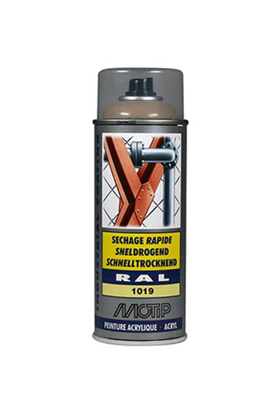 Motip 1051656 - ind. ral 1019 gris-beige bombe aérosol 400 ml | 1 pièce