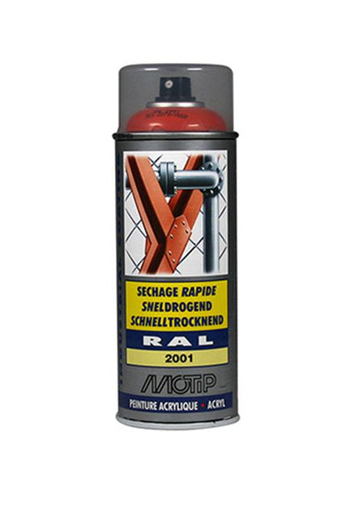 Motip 1051670 - ind. ral 2001 rouge orangé bombe aérosol 400 ml | 1 pièce