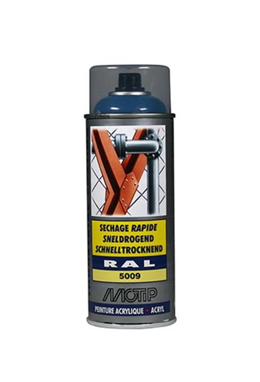 Motip 1051713 - ind. ral 5009 bleu azur bombe aérosol 400 ml | 1 pièce