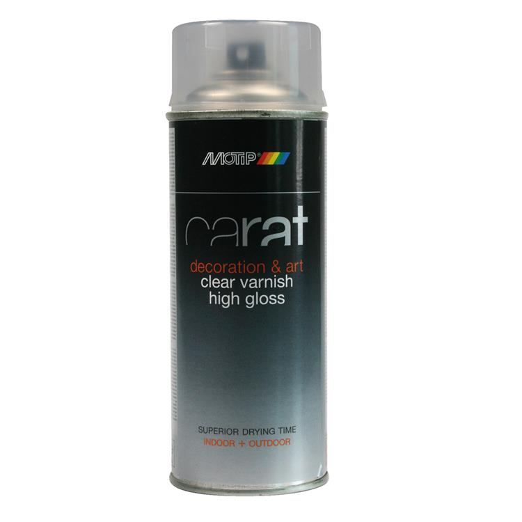 Motip 1051956 - Vernis transparent carat brillant en aérosol 400 ml | 1 pièce