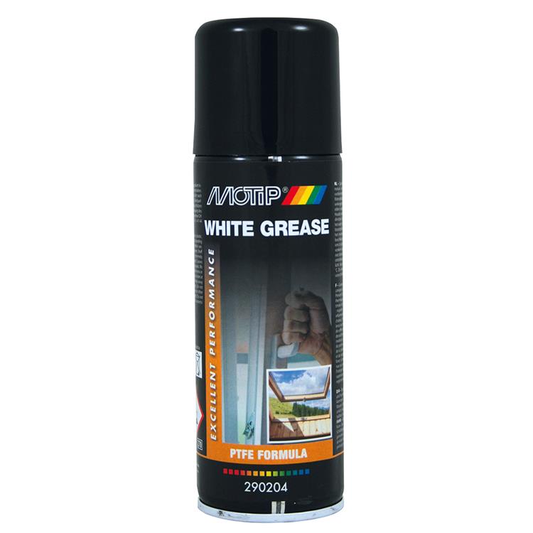 Motip 1051594 - bombe aérosol de graisse blanche 200 ml | 1 pièce