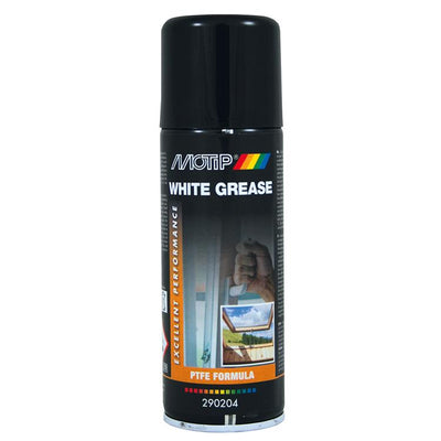 Motip 1051594 - bombe aérosol de graisse blanche 200 ml | 1 pièce