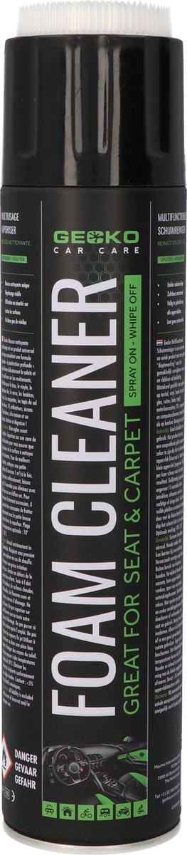 Nettoyant en mousse pour soins de voiture Gecko