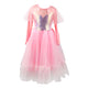 Déguisements de grands prétendants princesse rose élégant, 7-8 ans