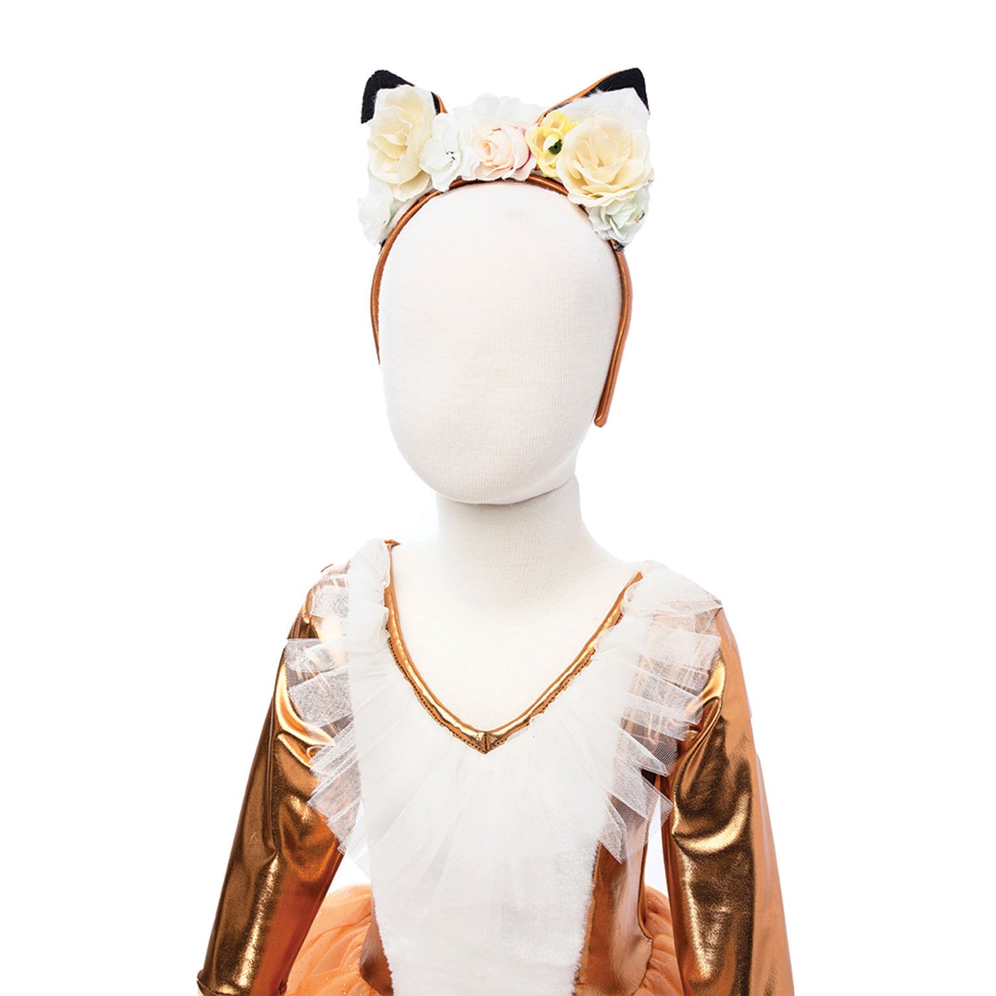 Déguisement de grands prétendants et postiche en cheveux de renard, 3-4 ans