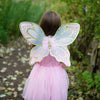 Déguisements de grands prétendants papillon doré avec ailes, 5-7 ans