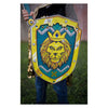 Grand bouclier de guerrier coeur de lion des prétendants