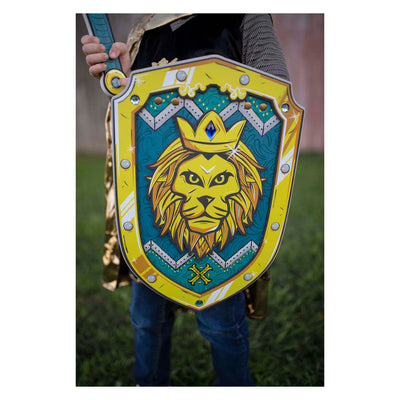 Grand bouclier de guerrier coeur de lion des prétendants
