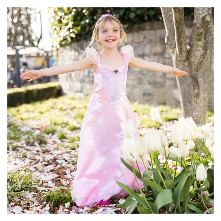 Déguisements de grands prétendants princesse rose - 5-6 ans
