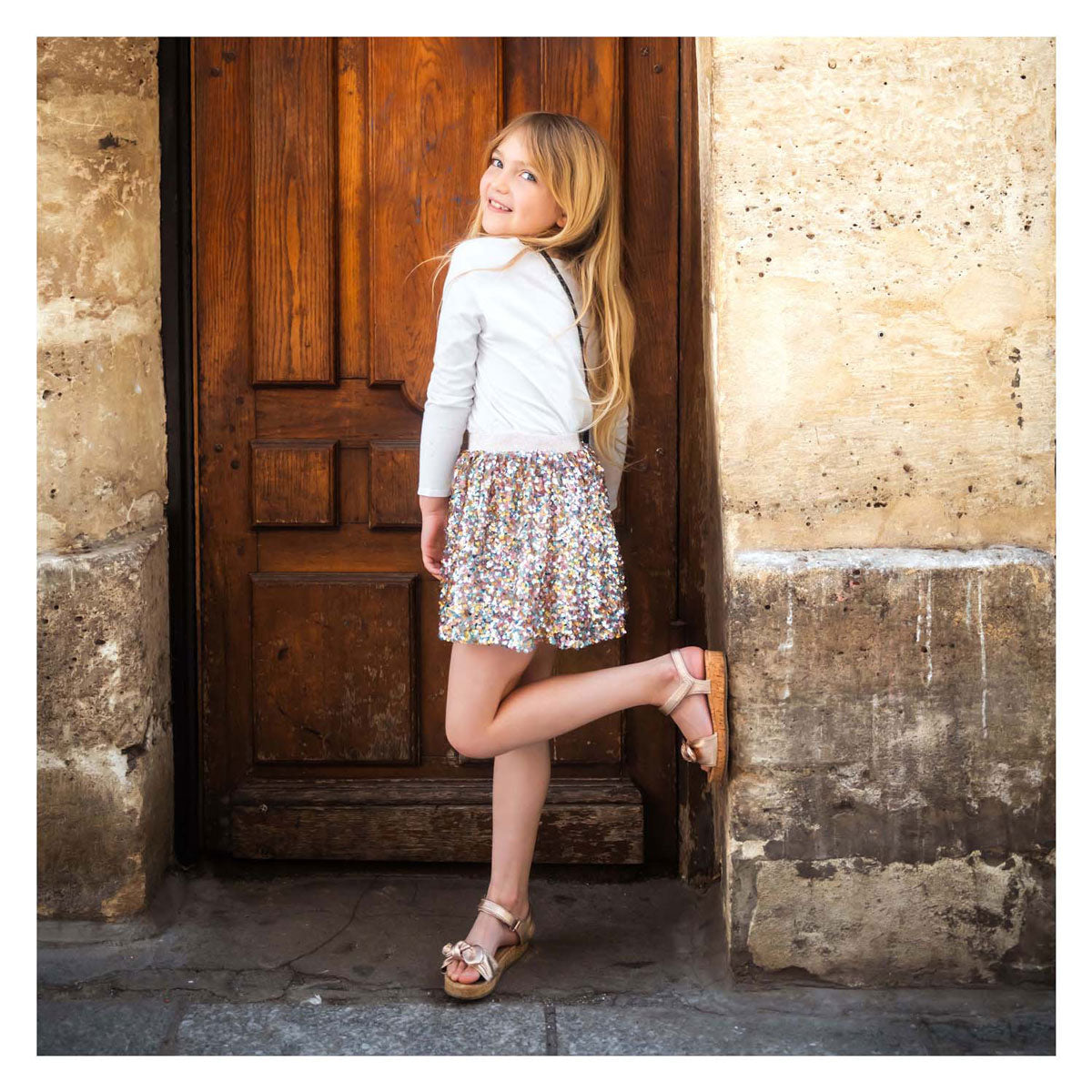 Jupe à paillettes Great prétendants a star is born - 4-6 ans