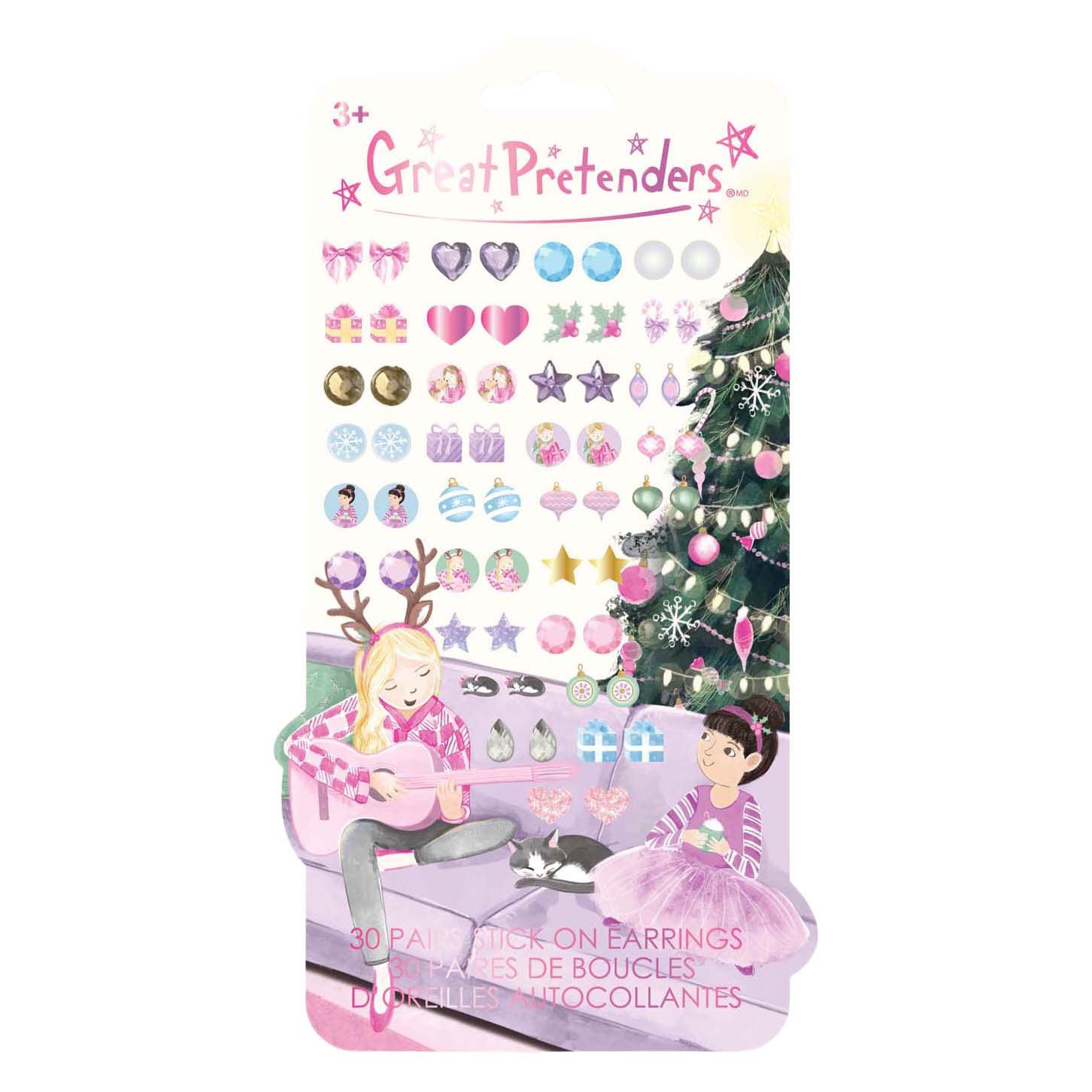 Boucles d'oreilles à coller festives Great prétendants - 30 pcs.