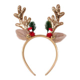 Serre-tête Rudolph des fêtes des grands prétendants - doré - afbeelding 1