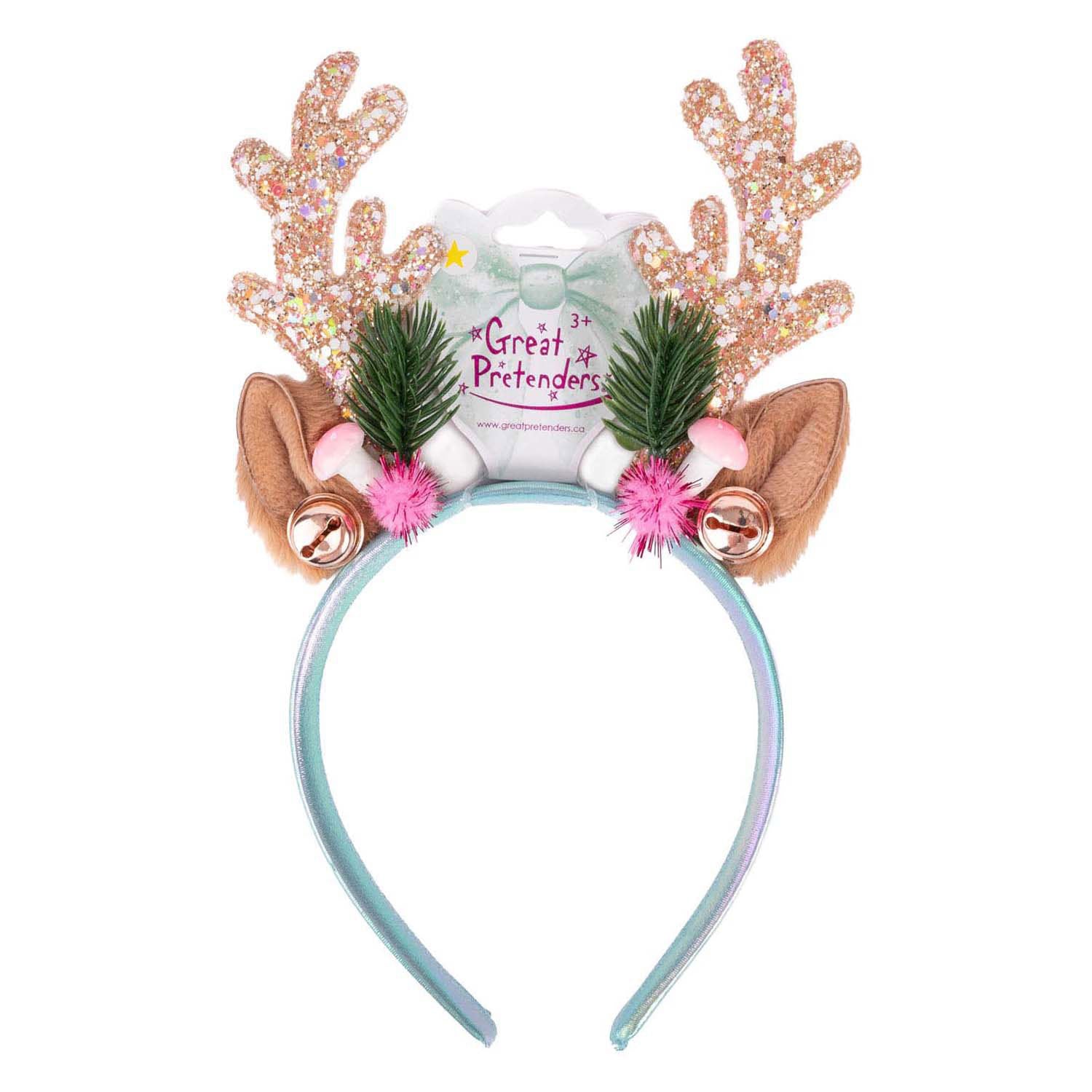 Bandeau Rudolph de vacances Great prétendants - menthe rose