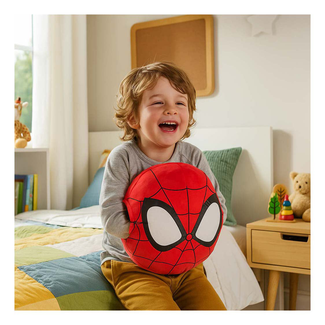 Noxxiez chauffe-mains coussin câlin Spiderman