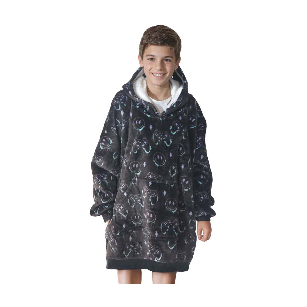 Noxxiez sweat à capuche câlin pull moyen gaming, jusqu'à 160 cm