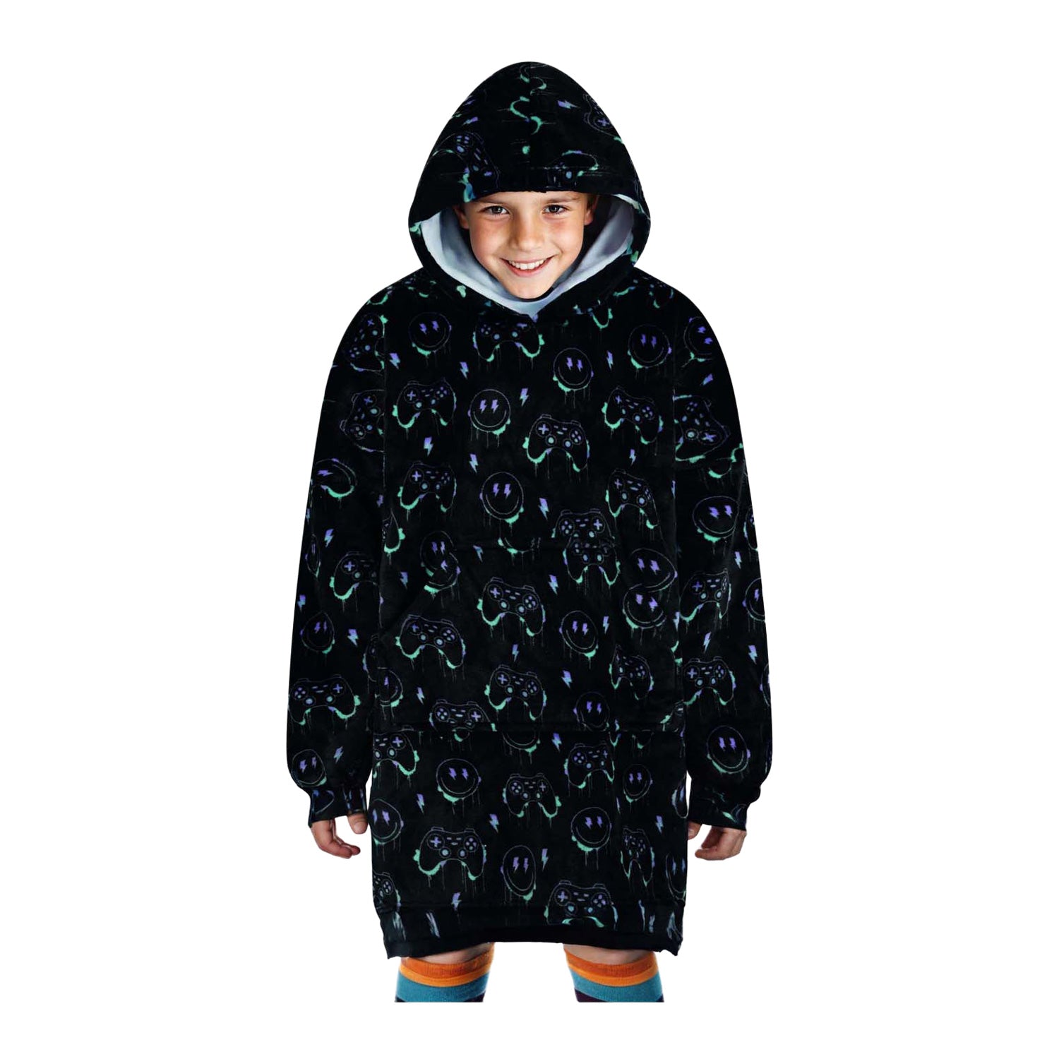 Noxxiez sweat à capuche câlin pull moyen gaming, jusqu'à 160 cm