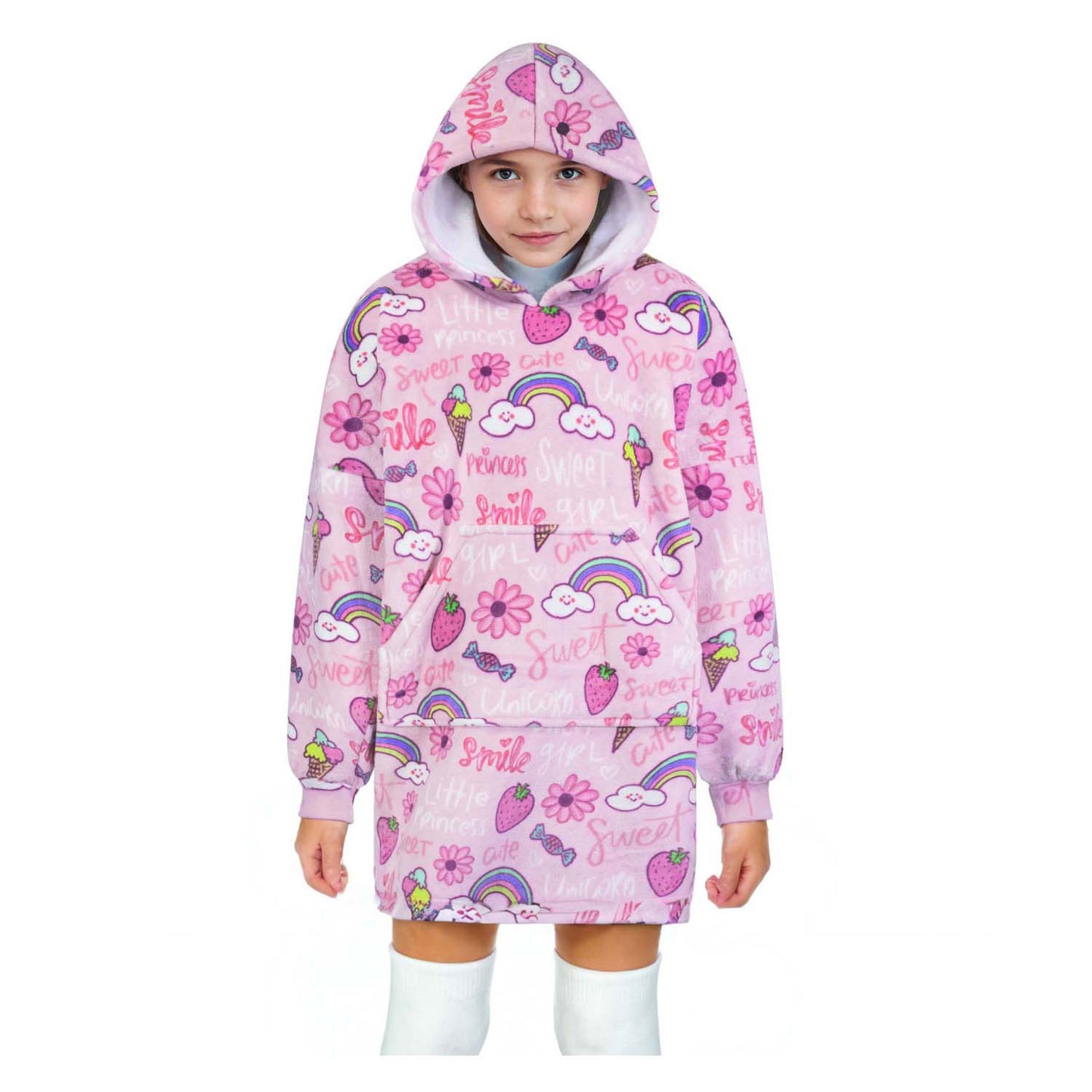 Noxxiez sweat à capuche câlin pull moyen doux, jusqu'à 160 cm