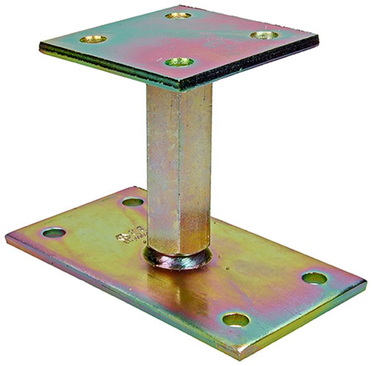 1056486 - support de poteau réglable en hauteur 90 x 160 - 90 hauteur 100-170mm | 1 pièce