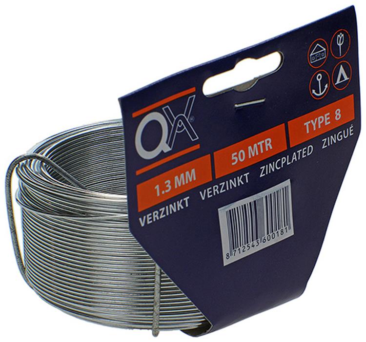 Qx 1013367 - fil de reliure plaqué 1,3mm n.8 | 5 pièces