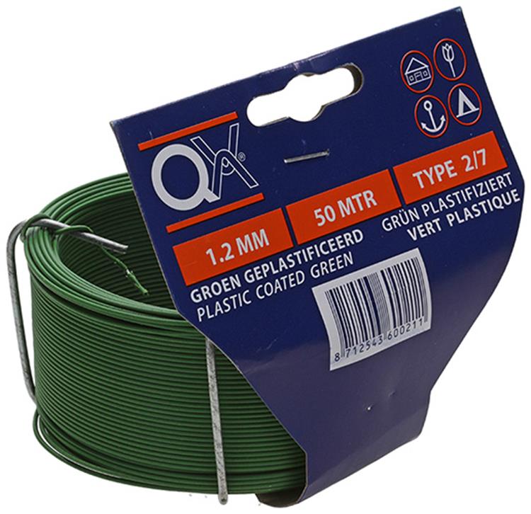 Qx 1013369 - fil de reliure en plastique vert. 1,2 mm n°2 7 | 5 pièces