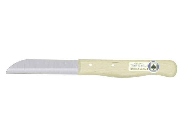 Herder h.h couteau à éplucher bois clair droit acier inoxydable 10 pcs