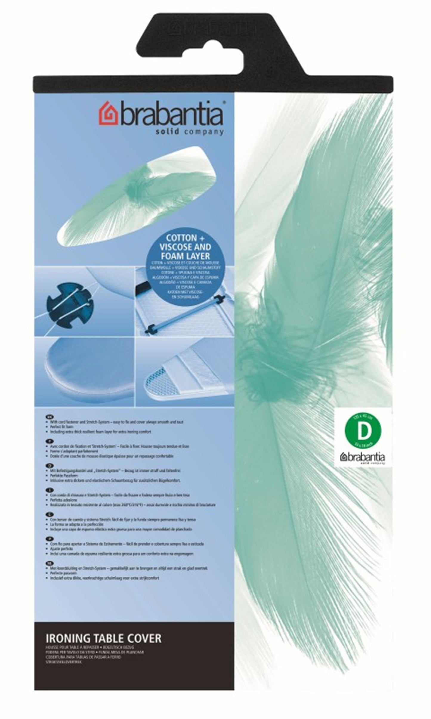 Brabantia housse d coton 135x45 cm