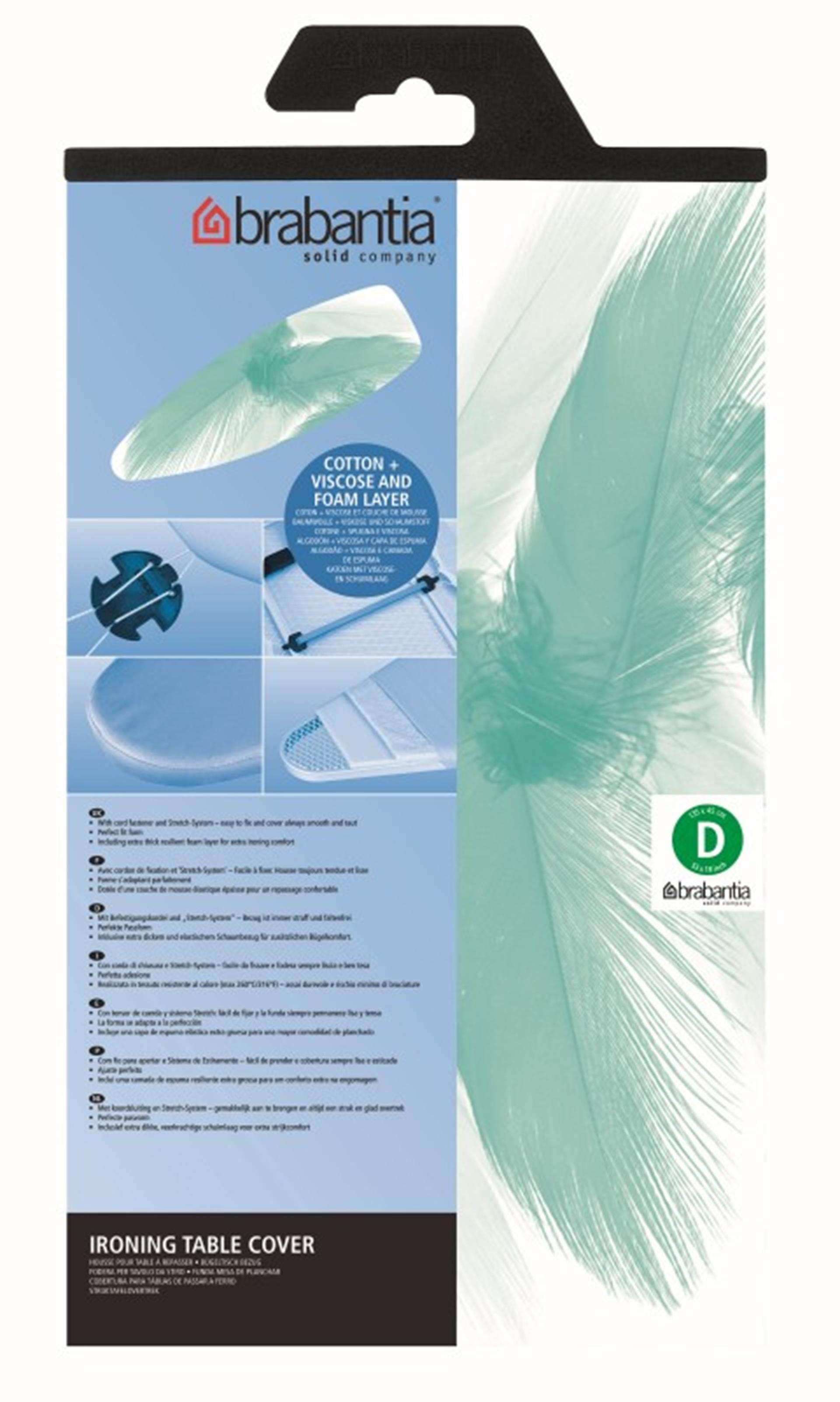 Brabantia housse d coton 135x45 cm