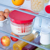 Tasse à mesurer en verre Pyrex avec couvercle 1l
