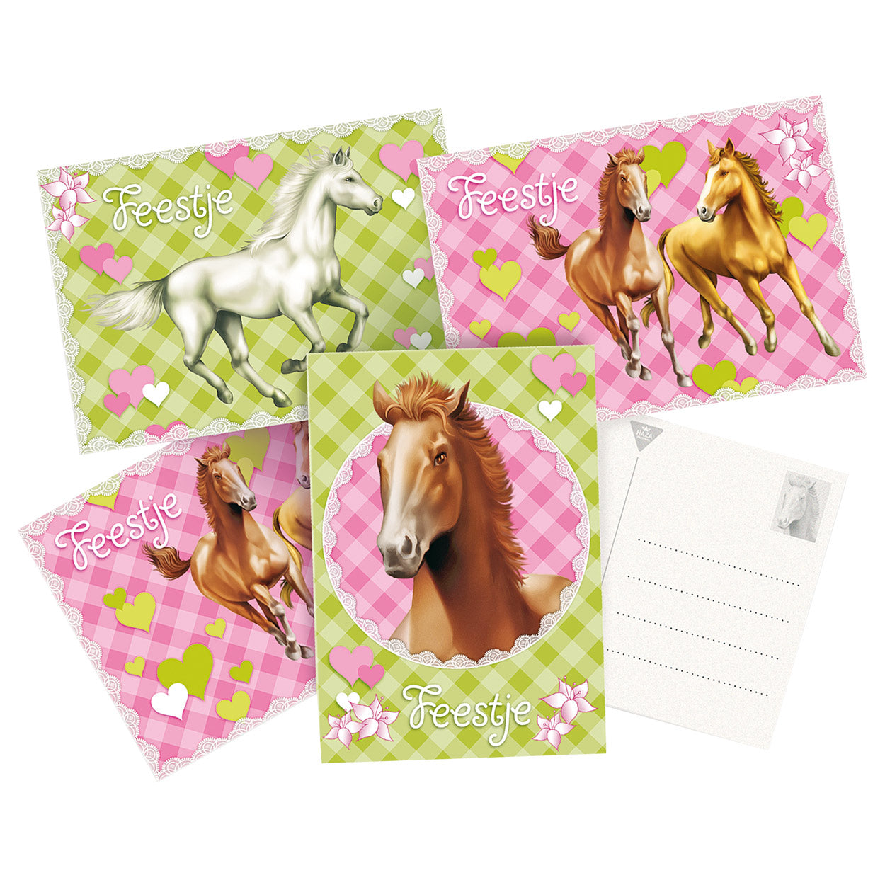 Haza Witbaard Invitation Cards Horses. 6e