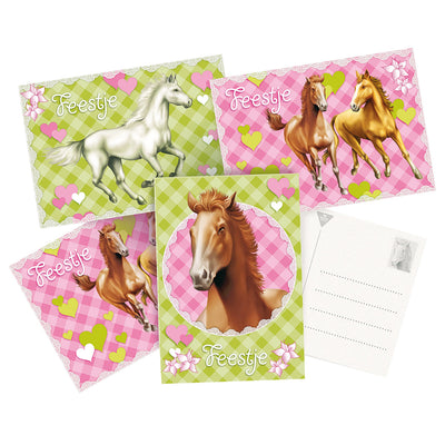 Haza Witbaard Invitation Cards Horses. 6e