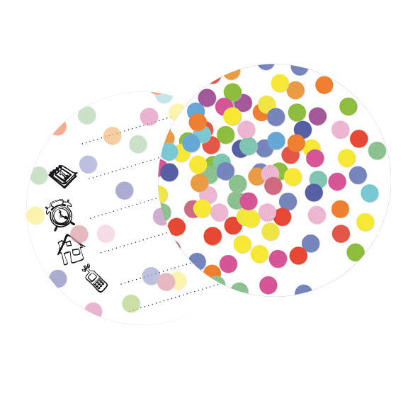 Haza Witbaard Invitations Confetti, 6e.