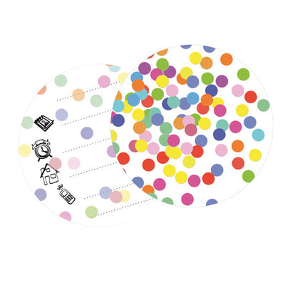 Haza Witbaard Invitations Confetti, 6e.