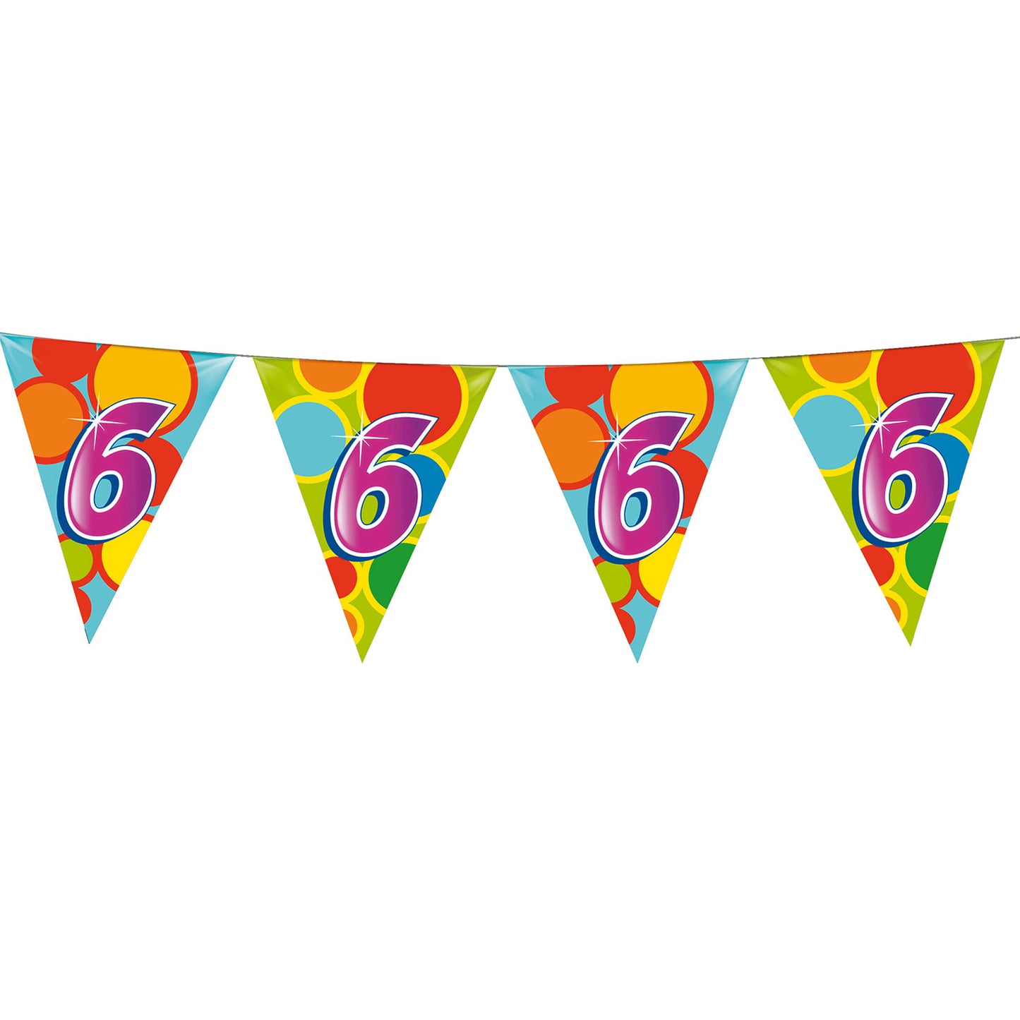 Ligne de drapeau Haza Witbaard 6 ans, 10mtr.