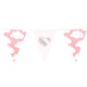 Ligne de drapeau bébé fille, 10mtr.