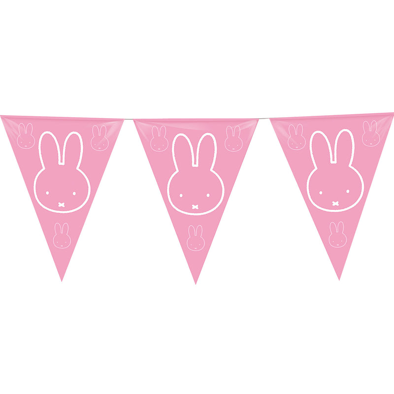 Ligne de drapeau Miffy Pink, 10mtr.
