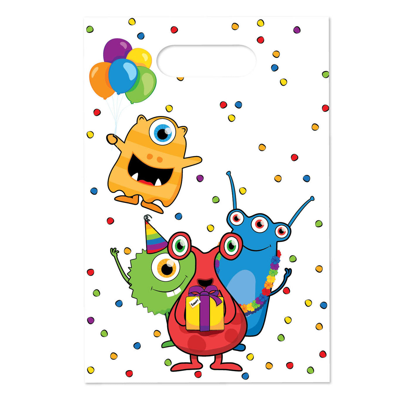 Haza Witbaard Disput Bags Monster Party, 6e.