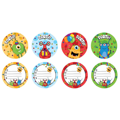 Haza Witbaard Invitations Monster Party, 6e.