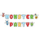 Fête des monstres en lettres