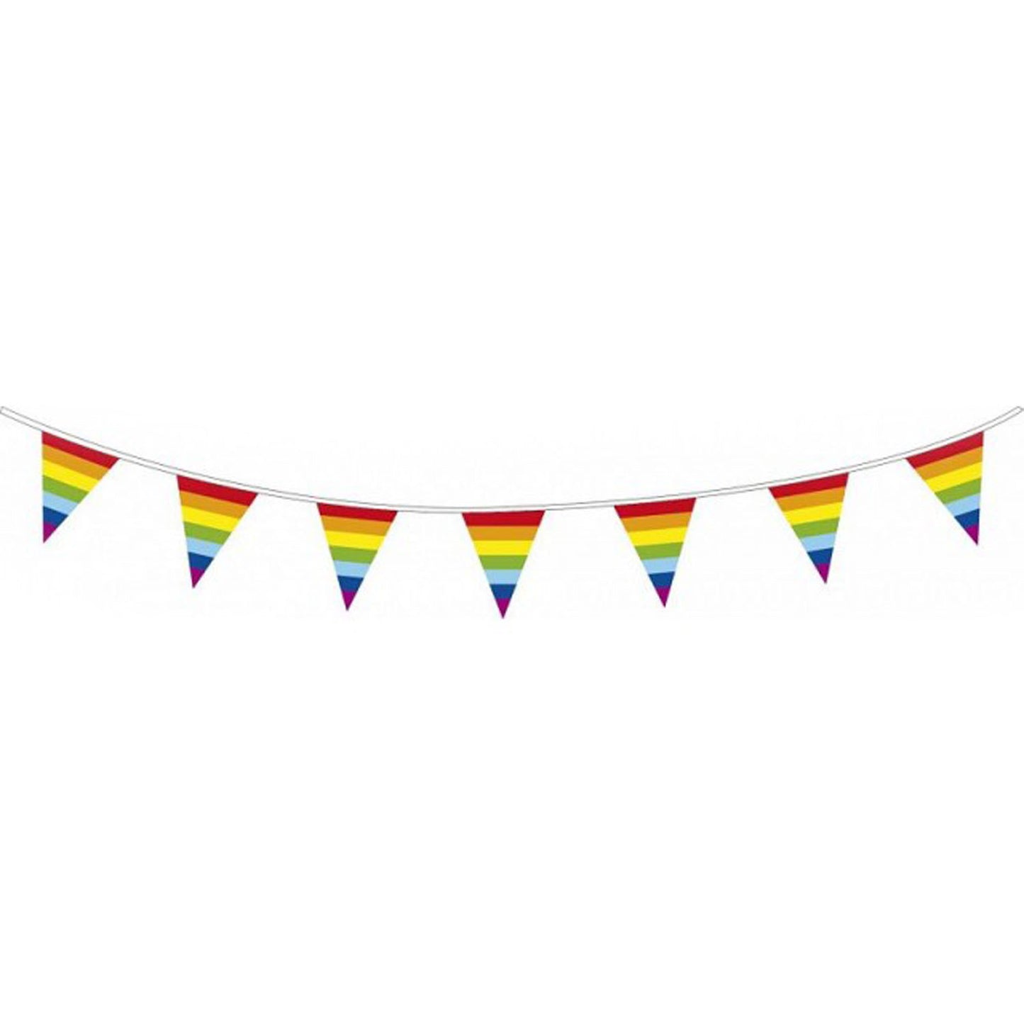Haza Witbaard Flag Line Rainbow, 10mtr.