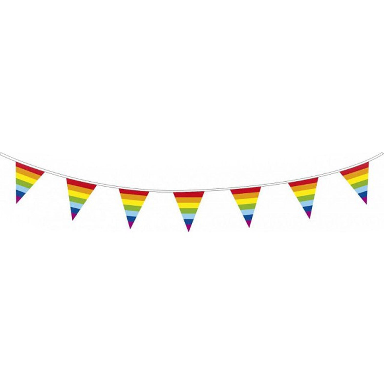 Haza Witbaard Flag Line Rainbow, 10mtr.