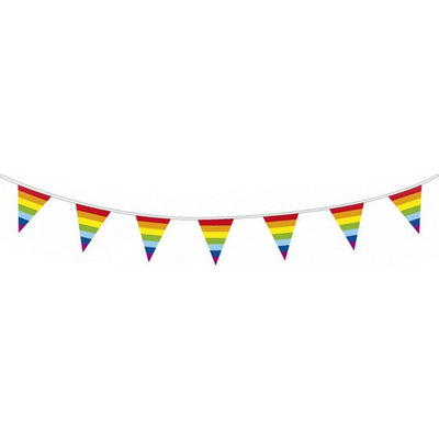 Haza Witbaard Flag Line Rainbow, 10mtr.