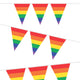 Haza Witbaard Flag Line Rainbow, 10mtr.