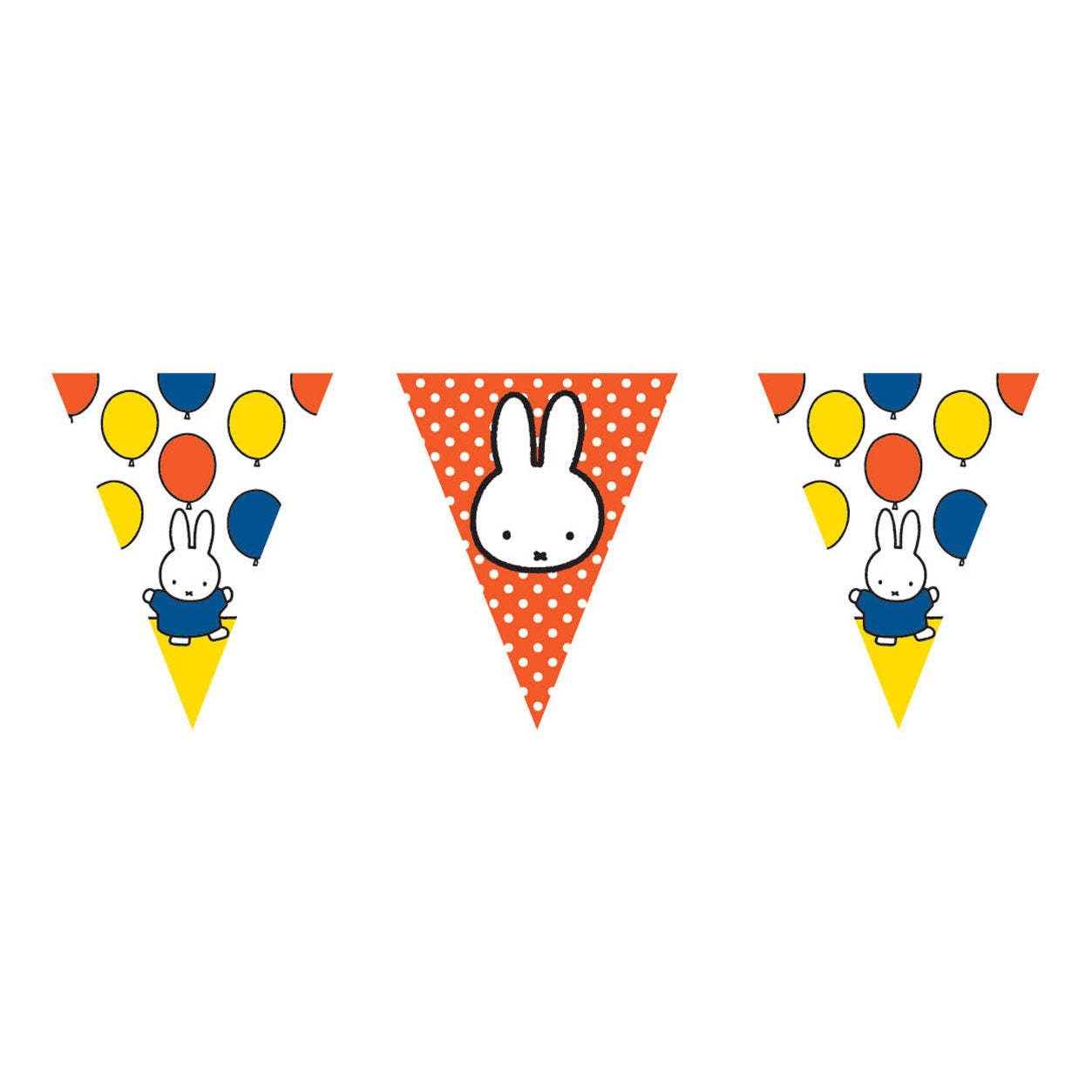 Ligne de drapeau Miffy, 10mtr.
